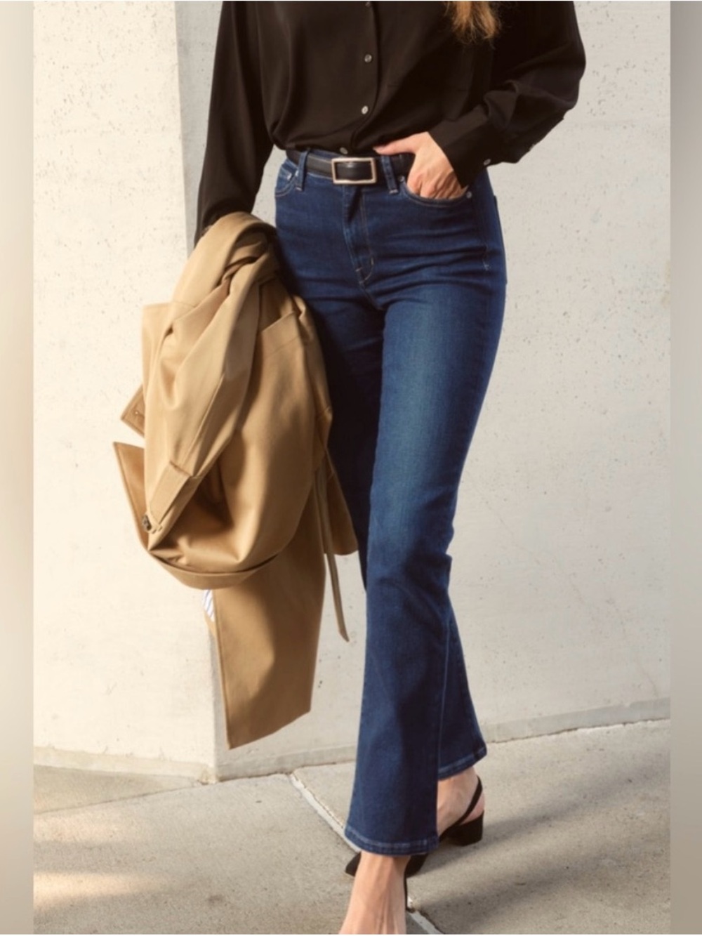 AYR The Pop Straight-Leg High-Rise Jeans